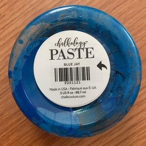 Chalk Couture Chalkology Paste Blue Jay Never Used